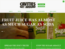 Tablet Screenshot of cavitiesgetaround.com